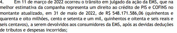 documento - Energisa terá que devolver mais de R$ 440 milhões aos consumidores de Mato Grosso do Sul